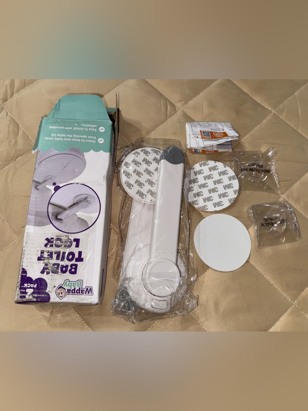 2 pack Baby Toilet Lock Ideal Proof Lid Lock No Tools Needed Easy Installat